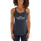 Make Common Sense Great Again - Women's Racerback Tank