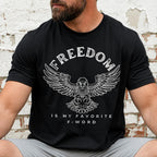 Activist T Shirt, Freedom Eagle Graphic Tee, Protest Shirt, Bold Statement T Shirt, Rally Shirt, Freedom Fighter Gift
