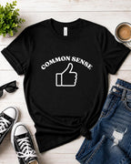 Free Speech T Shirt, Common Sense Graphic Tee, Freedom of Speech Shirt, Free Thinker Gift, Funny Political Shirt