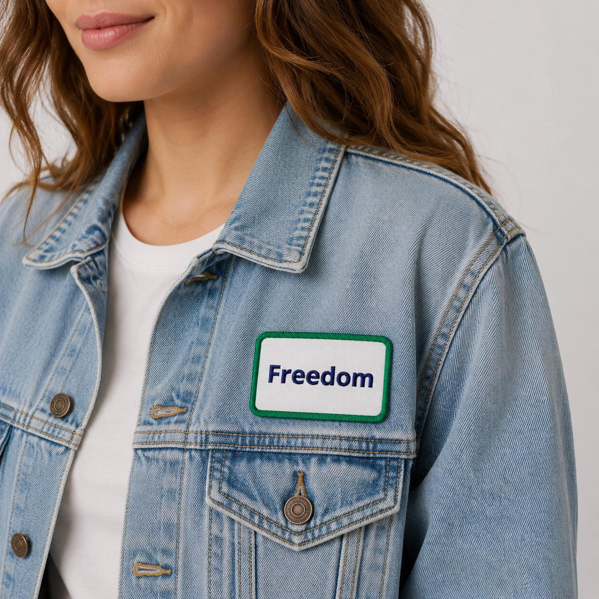 Freedom Patch, Iron On Patch, Embroidered Patch for Jackets, Morale Patch for Backpack, Liberty Gift for Him