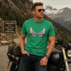 Freedom Wings T Shirt, Winged Liberty Graphic Tee, Unisex Cotton Shirt, Patriotic Gift, Freedom Shirt, Patriotic T-Shirt