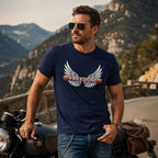 Freedom Wings T Shirt, Winged Liberty Graphic Tee, Unisex Cotton Shirt, Patriotic Gift, Freedom Shirt, Patriotic T-Shirt