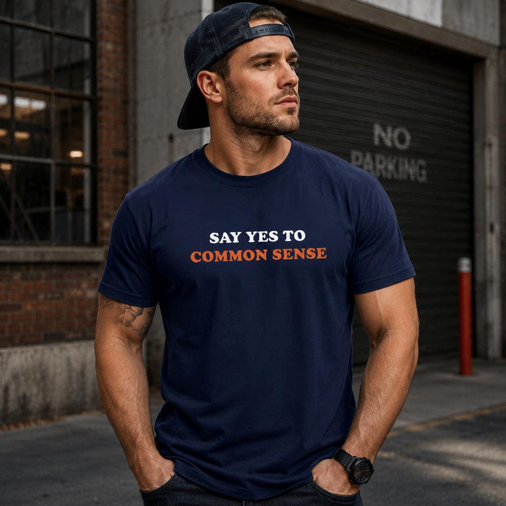Common Sense T-Shirt, Minimalist Political Shirt, Free Thinker Tee, Patriot Shirt, Funny Gift for Dad