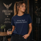 Bring Back Common Sense Shirt, Funny Political T Shirt, Political Humor Tee, Protest Shirt, Funny Gift for Dad