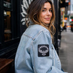 Freedom Eagle Patch, Embroidered Iron On Patch for Denim Jackets, Biker and Military Style Badge, 3 Inch Sew On Patch