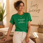 Freedom Is My Religion Shirt, Free Speech T Shirt, Free Thinker Tee, Activist Shirt, Libertarian Gift, Protest Shirt