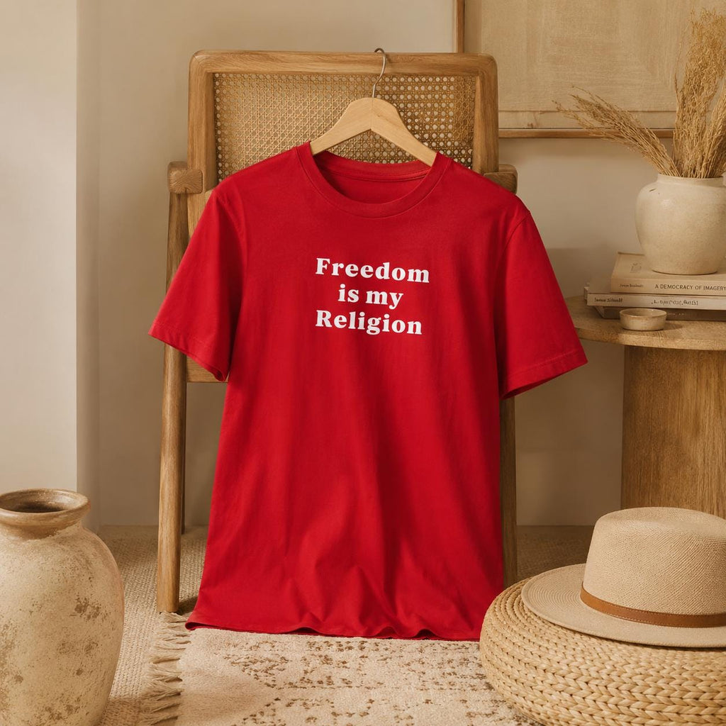 Freedom Is My Religion Shirt, Free Speech T Shirt, Free Thinker Tee, Activist Shirt, Libertarian Gift, Protest Shirt
