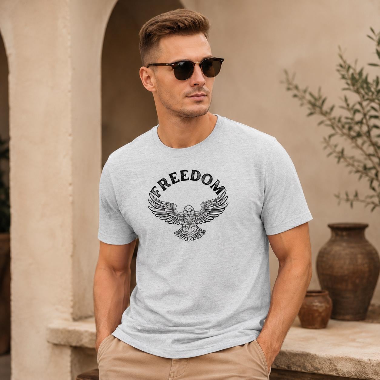 Freedom Eagle Shirt, American Eagle T Shirt, 4th of July Shirt, Patriotic Graphic Tee, Veterans Day Shirt, USA Gift