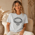 Freedom Eagle Shirt, American Eagle T Shirt, 4th of July Shirt, Patriotic Graphic Tee, Veterans Day Shirt, USA Gift