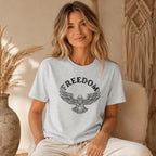 Freedom Eagle Shirt, American Eagle T Shirt, 4th of July Shirt, Patriotic Graphic Tee, Veterans Day Shirt, USA Gift