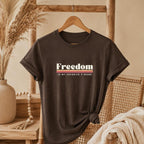 Retro Freedom Shirt, Vintage Graphic Tee, Freedom Is My Favorite F Word T Shirt, 70s Style Shirt, Funny Retro Tee