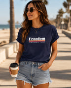 Retro Freedom Shirt, Vintage Graphic Tee, Freedom Is My Favorite F Word T Shirt, 70s Style Shirt, Funny Retro Tee