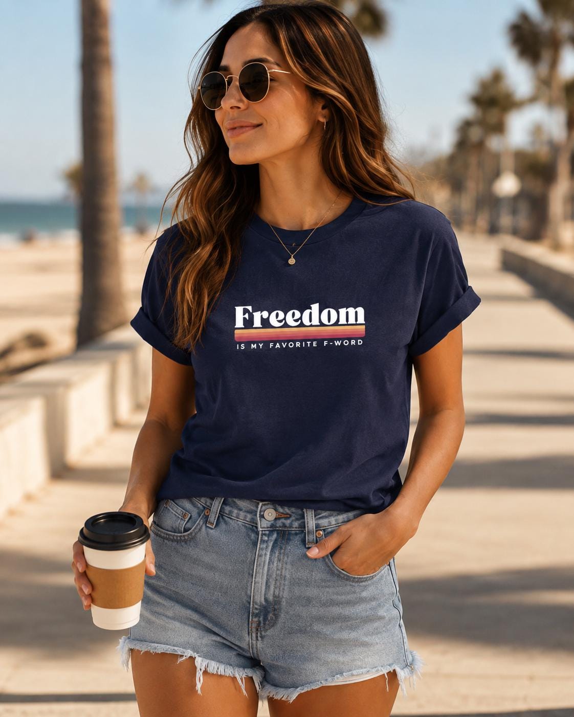 Retro Freedom Shirt, Vintage Graphic Tee, Freedom Is My Favorite F Word T Shirt, 70s Style Shirt, Funny Retro Tee