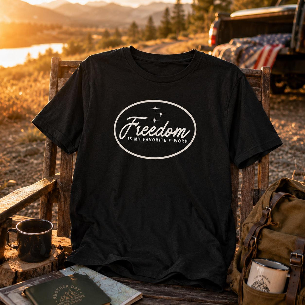 Freedom Is My Favorite F Word Shirt, Funny Liberty Graphic Tee, Unisex Cotton T-shirts Freedom Lover Gift, Funny American t-Shirt