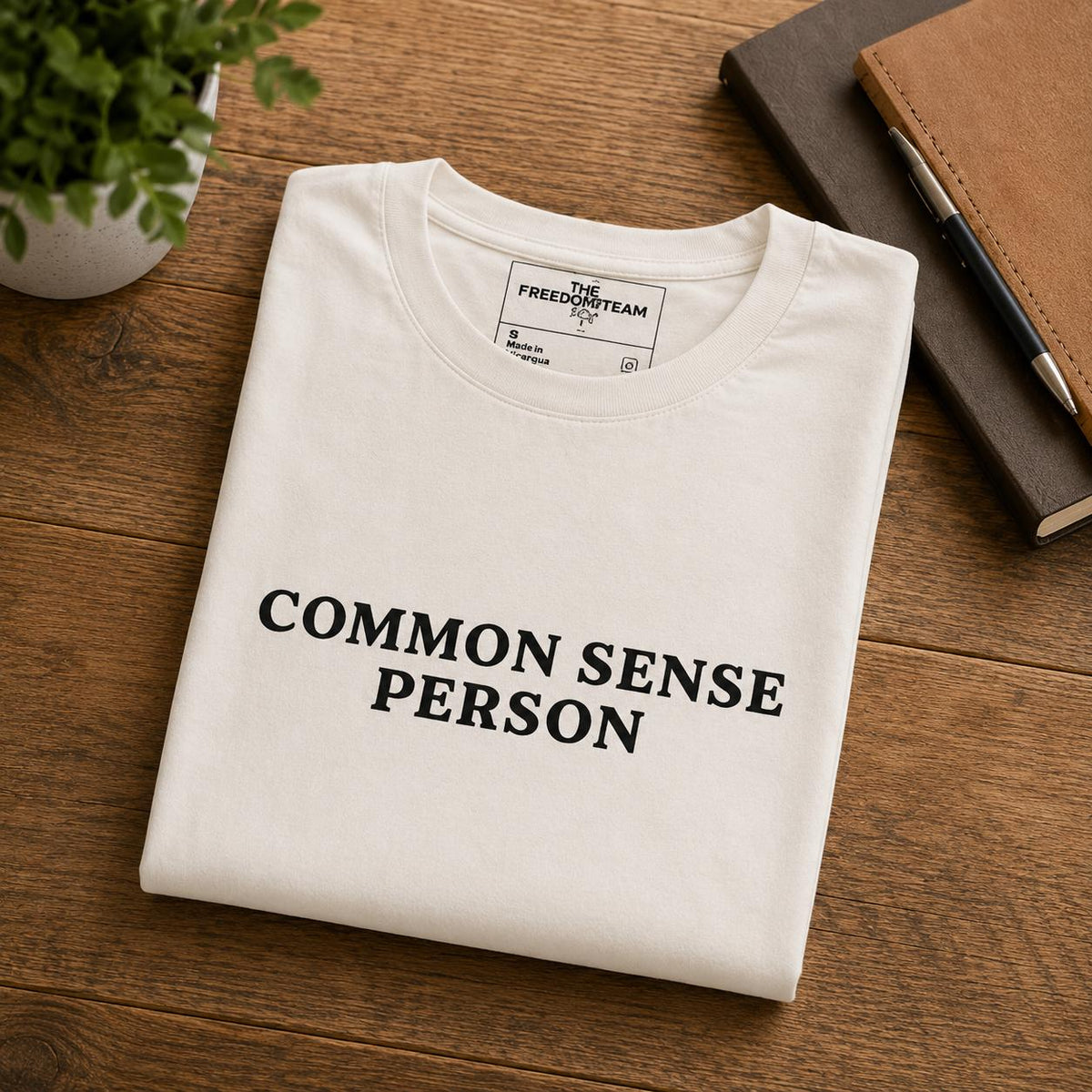Common Sense Person T Shirt, Funny Political Statement Tee, Unisex Soft Cotton Shirt, Gift for Free Thinkers, Freedom Tee, Gift for Dad