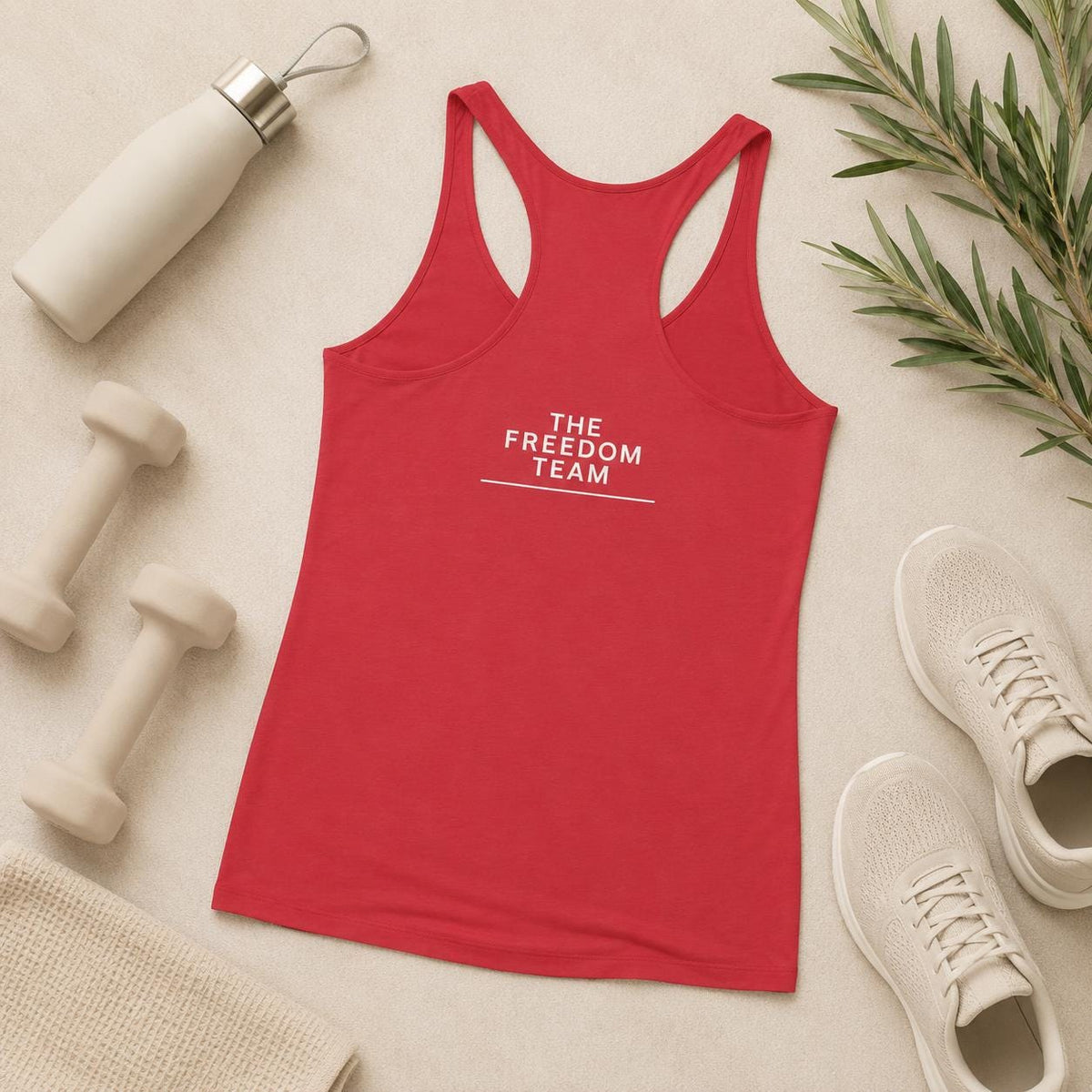 Womens Racerback Tank Top, Vintage Wash Workout Tank, Patriotic Gym Shirt, Festival Tank, Yoga Tank Top for Her