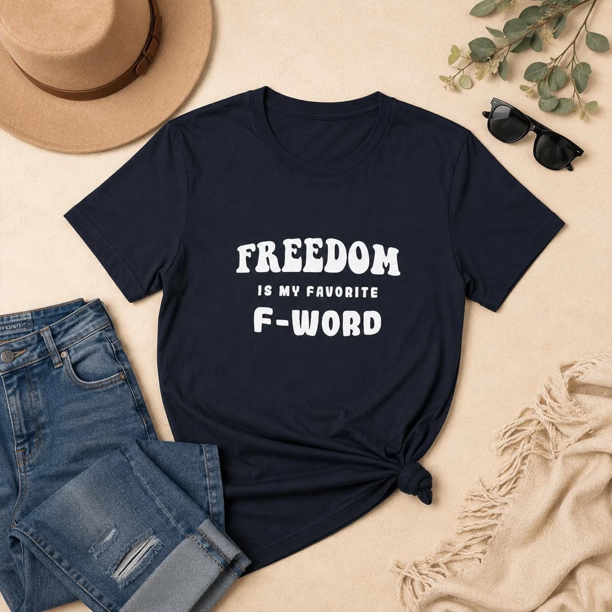 Funny Freedom Shirt, Freedom Is My Favorite F Word Tee, Humor Graphic T Shirt, Funny Gift for Him, Rebel Shirt