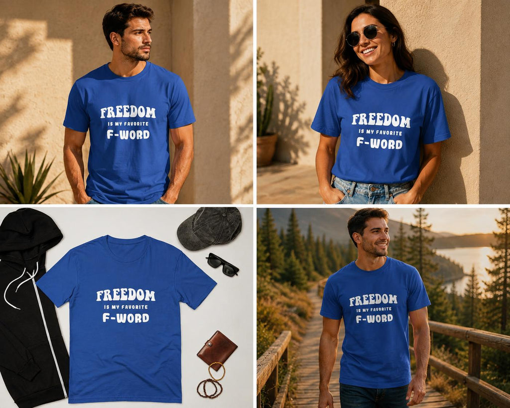 Funny Freedom Shirt, Freedom Is My Favorite F Word Tee, Humor Graphic T Shirt, Funny Gift for Him, Rebel Shirt