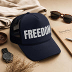 Freedom Trucker Hat, Snapback Cap for Men, Mesh Back Baseball Cap, Liberty Hat, Patriotic Gift for Him