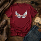 Freedom Wings T Shirt, Winged Liberty Graphic Tee, Unisex Cotton Shirt, Patriotic Gift, Freedom Shirt, Patriotic T-Shirt