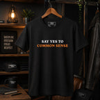 Common Sense T-Shirt, Minimalist Political Shirt, Free Thinker Tee, Patriot Shirt, Funny Gift for Dad