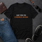 Common Sense T-Shirt, Minimalist Political Shirt, Free Thinker Tee, Patriot Shirt, Funny Gift for Dad
