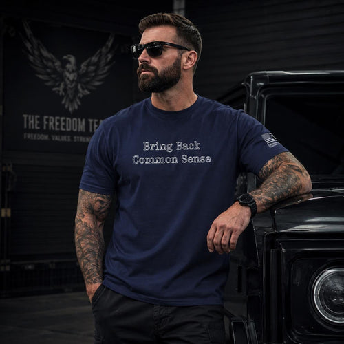 Bring Back Common Sense Shirt, Funny Political T Shirt, Political Humor Tee, Protest Shirt, Funny Gift for Dad
