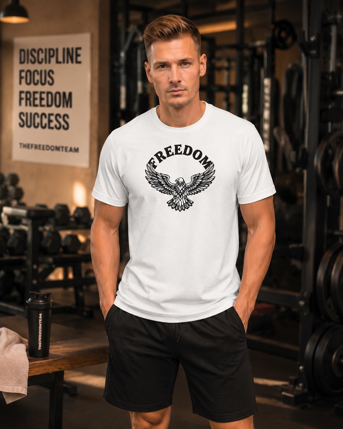 Freedom Eagle Shirt, American Eagle T Shirt, 4th of July Shirt, Patriotic Graphic Tee, Veterans Day Shirt, USA Gift