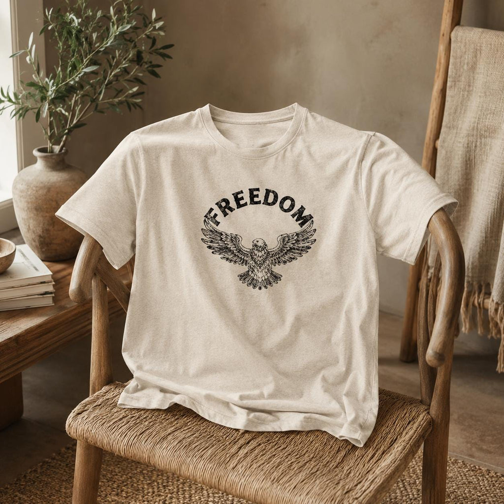 Freedom Eagle Shirt, American Eagle T Shirt, 4th of July Shirt, Patriotic Graphic Tee, Veterans Day Shirt, USA Gift
