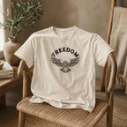 Freedom Eagle Shirt, American Eagle T Shirt, 4th of July Shirt, Patriotic Graphic Tee, Veterans Day Shirt, USA Gift