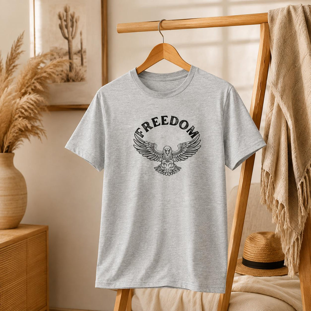 Freedom Eagle Shirt, American Eagle T Shirt, 4th of July Shirt, Patriotic Graphic Tee, Veterans Day Shirt, USA Gift