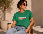 Retro Freedom Shirt, Vintage Graphic Tee, Freedom Is My Favorite F Word T Shirt, 70s Style Shirt, Funny Retro Tee