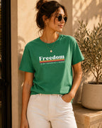 Retro Freedom Shirt, Vintage Graphic Tee, Freedom Is My Favorite F Word T Shirt, 70s Style Shirt, Funny Retro Tee