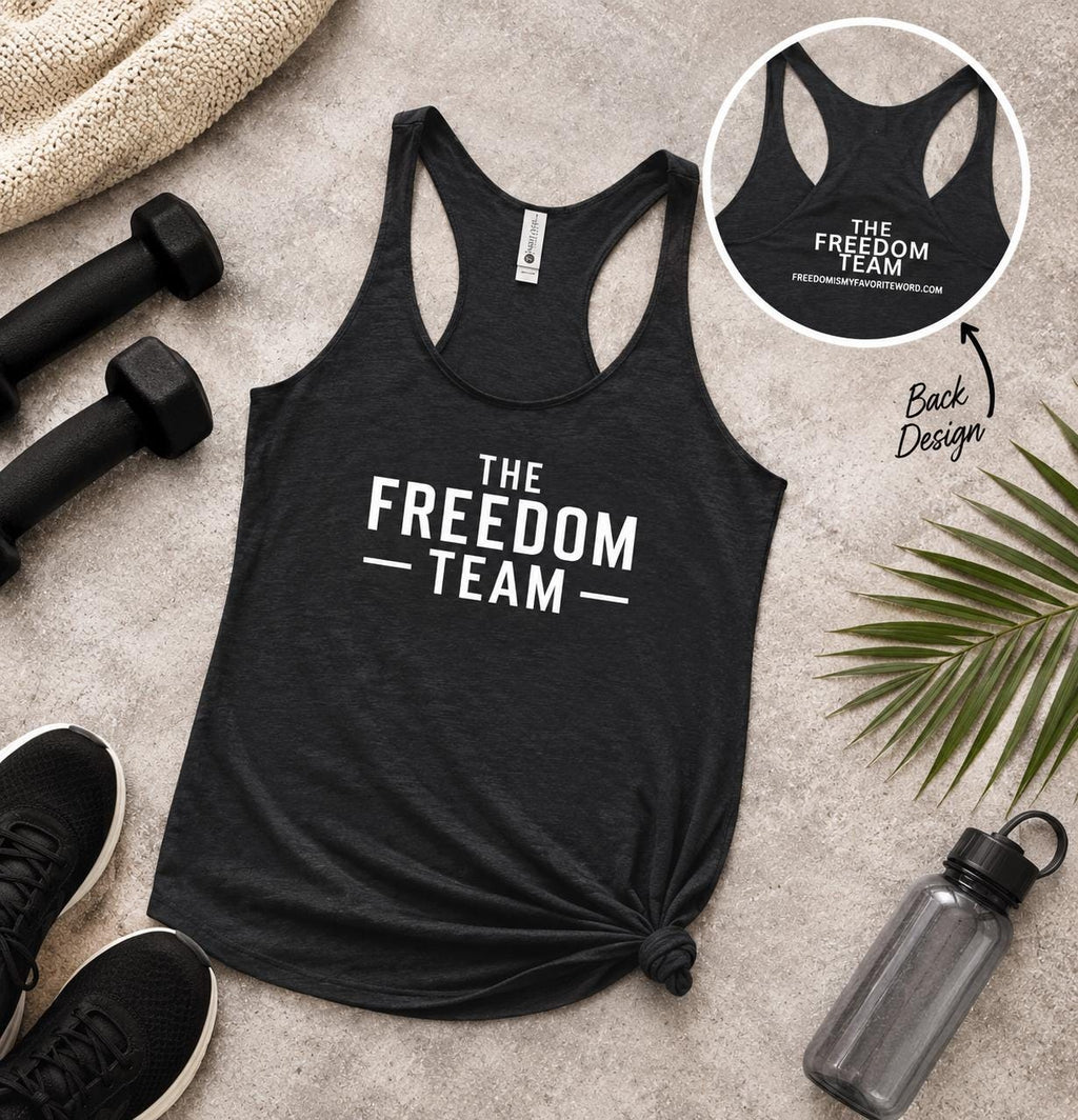 Womens Racerback Tank Top, Vintage Wash Workout Tank, Patriotic Gym Shirt, Festival Tank, Yoga Tank Top for Her