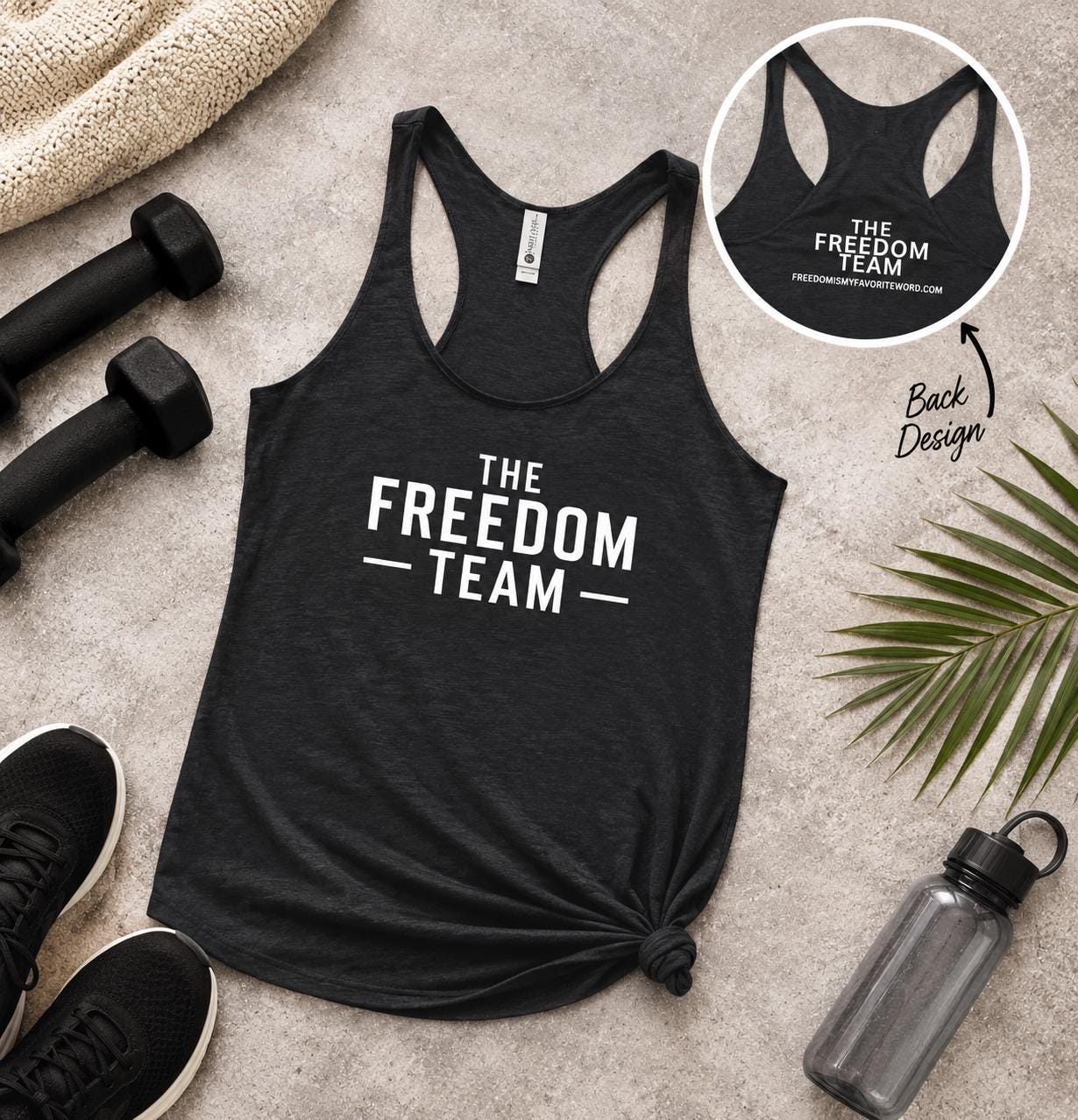Womens Racerback Tank Top, Vintage Wash Workout Tank, Patriotic Gym Shirt, Festival Tank, Yoga Tank Top for Her