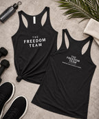 Womens Racerback Tank Top, Vintage Wash Workout Tank, Patriotic Gym Shirt, Festival Tank, Yoga Tank Top for Her